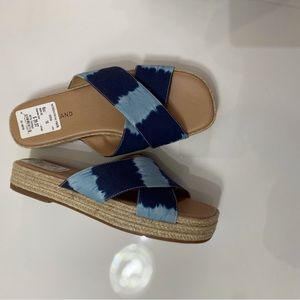 Lucky Brand Gayte esprandille sandals  size 10